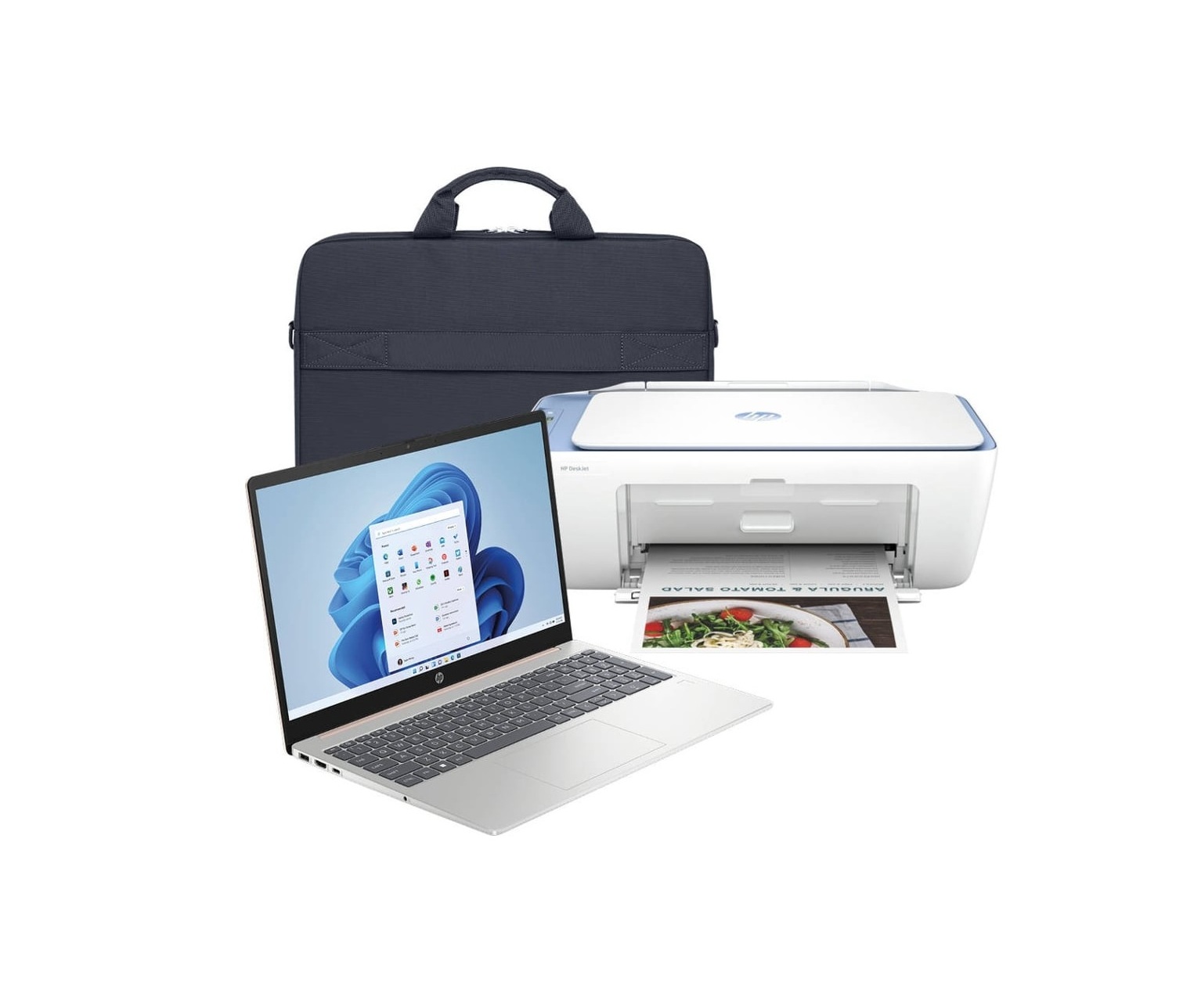 Portátil HP 15-FC0049 + Mala + Impressora HP DeskJet 2821e