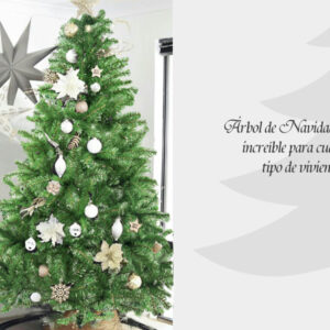 Árvore de Natal Artificial 180cm, 617 Ramos