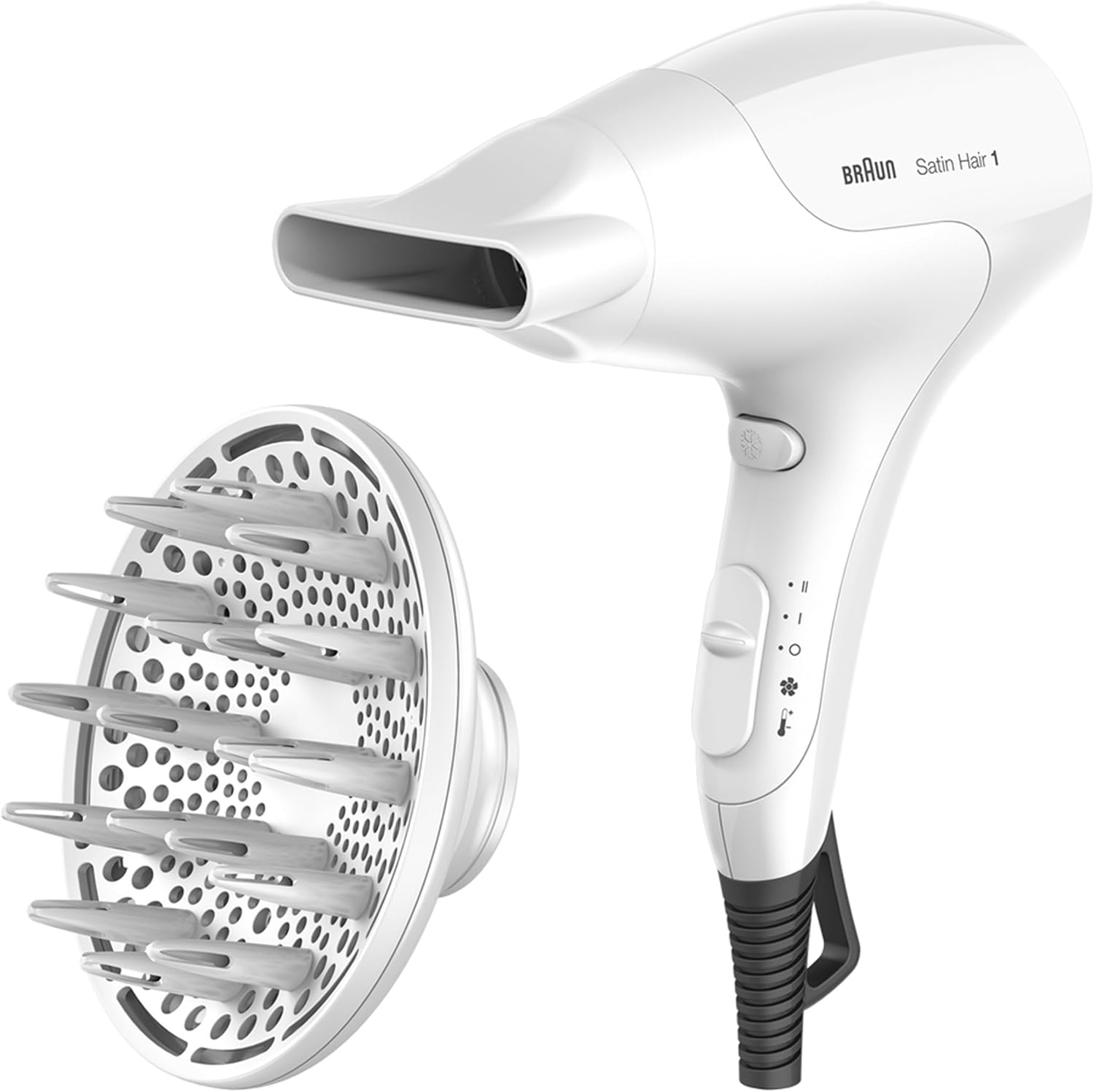 Secador de Cabelo Braun HD385 com Iontec e Difusor